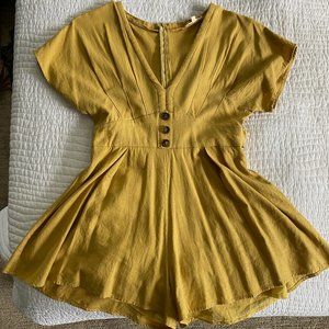 Yellow Romper - Small - Worn Once